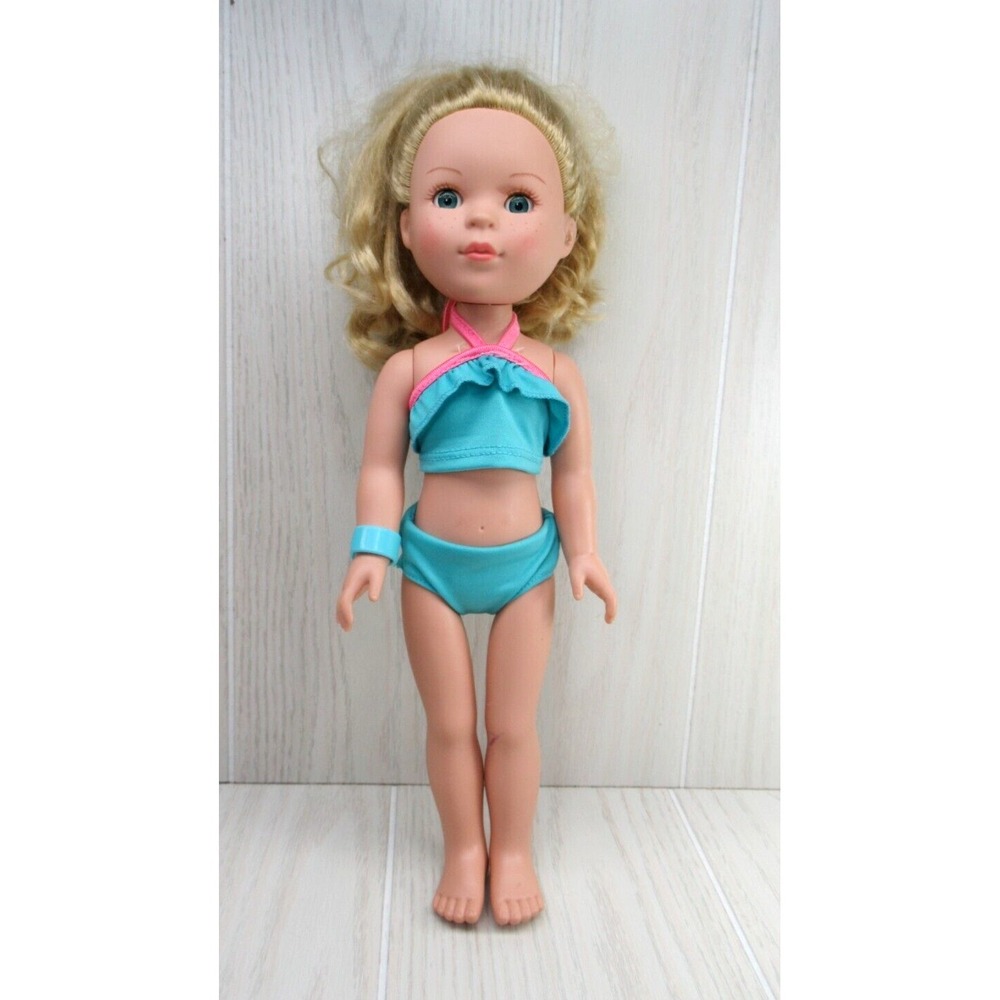 Cititoy My Life doll blond hair blue open close eyes blue  bikini swim suit 2016